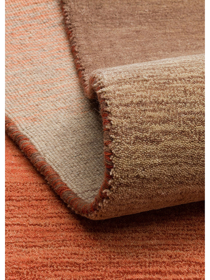 Donatella Serisi %100 Yeni Zelanda Yünü El Dokuma Gradyan Salon Oturma Odası Halı JAM BROWN - Carpetdocia