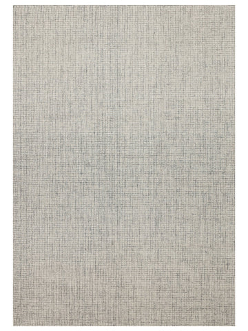 Tapis tissé à la main en mélange de laine et coton série Dublin SILVER