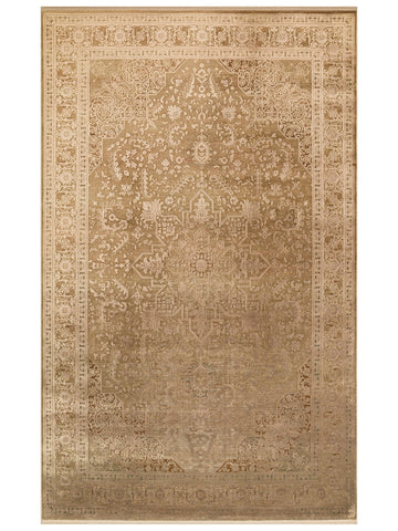 Golden Serisi %100 Naturel Yumuşak Dokulu Vintage Esintilere Sahip Sık Dokuma Salon Halısı 02 BRONZE - Carpetdocia