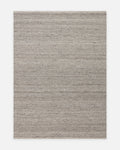 Jakarta Serie Woll-, Polyester- und Baumwollmischung handgeknüpfter Teppich SILVER
