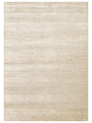 Kelly Serisi %100 Naturel Yün ve Viskon El Dokuma Salon Oturma Odası Yatak Odası Halı BEIGE - Carpetdocia