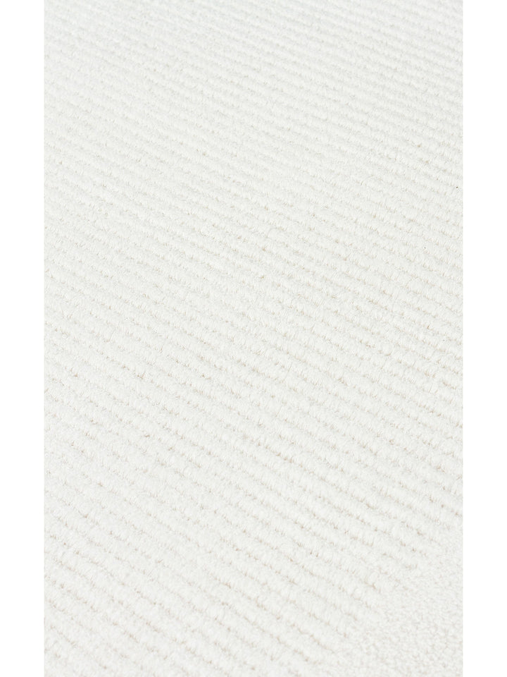 Montenegro Viskon Karışımlı Sade Desenli Sık Dokuma Oturma Odası Salon Koridor Modern Halı 02 CREAM - Carpetdocia