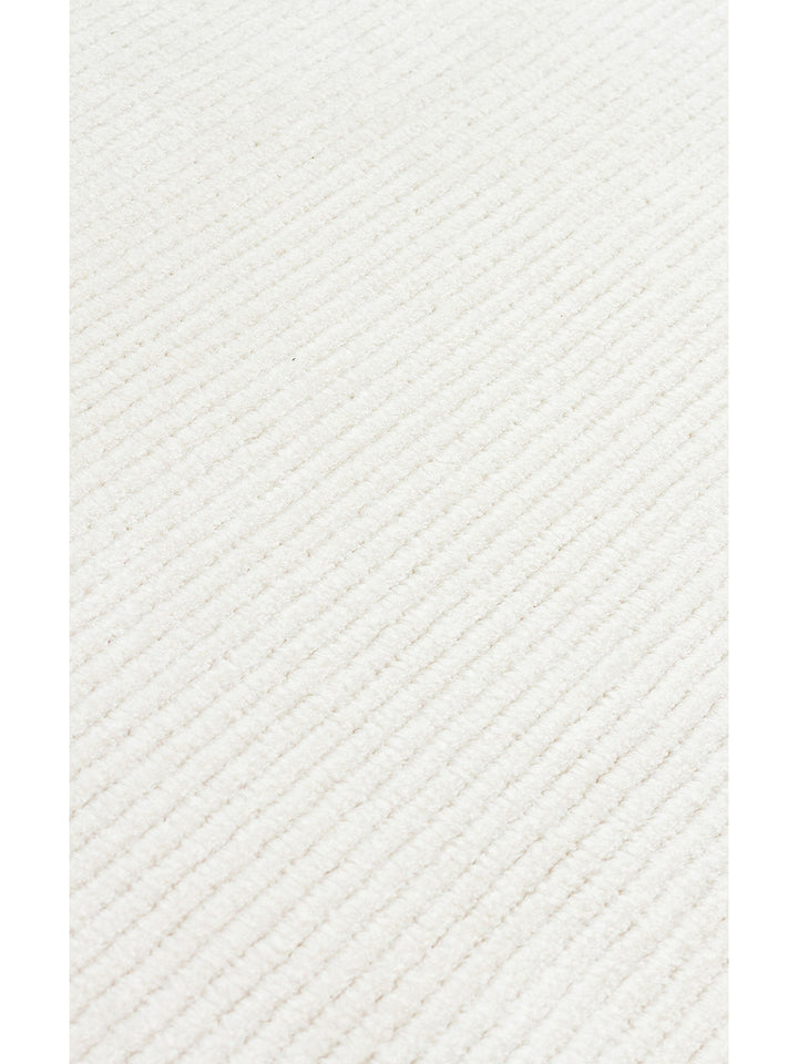 Montenegro Viskon Karışımlı Sade Desenli Sık Dokuma Oturma Odası Salon Koridor Modern Halı 02 CREAM - Carpetdocia