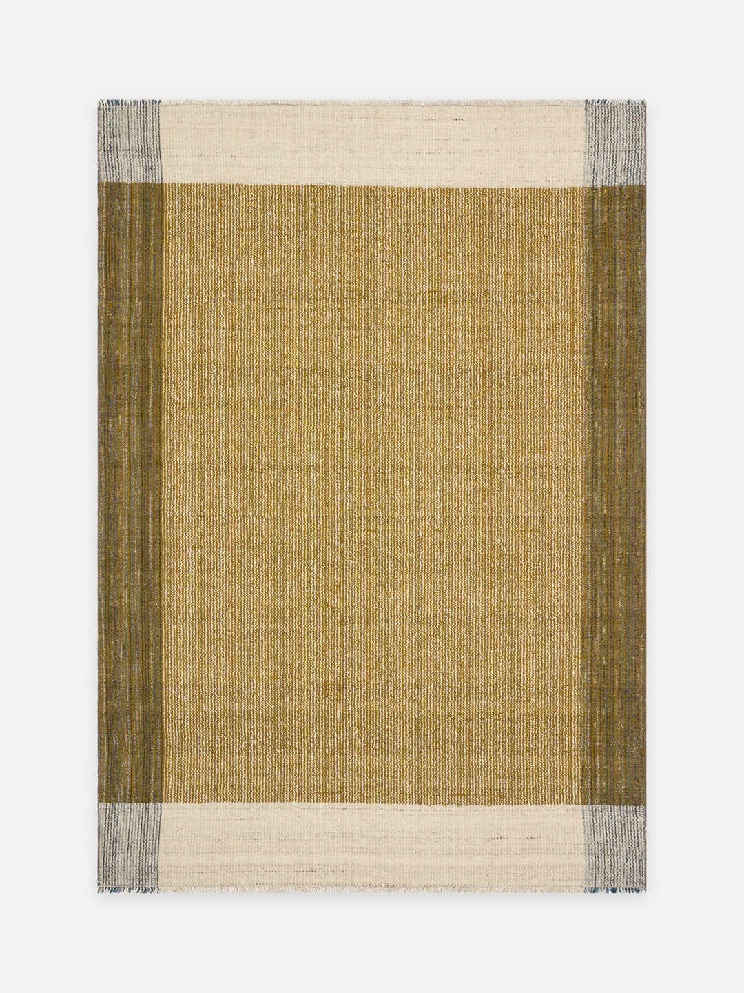 Oasis %100 Yün El Emeği ile Üretilen Kilim OCHRE kuşbakışı