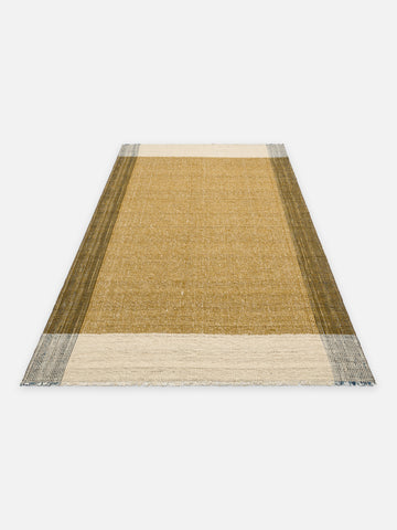 Oasis %100 Yün El Emeği ile Üretilen Kilim OCHRE açılı görünüm