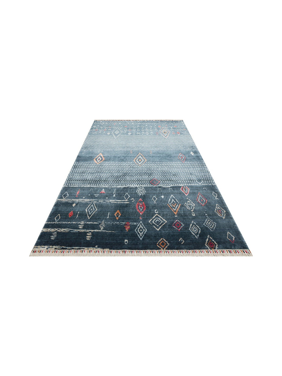 Oushak Carnaval %100 Naturel Kolay Temizlenir El Emeğiyle Üretilen TENCEL™ Modern Uşak Halısı 15NVYML - Carpetdocia