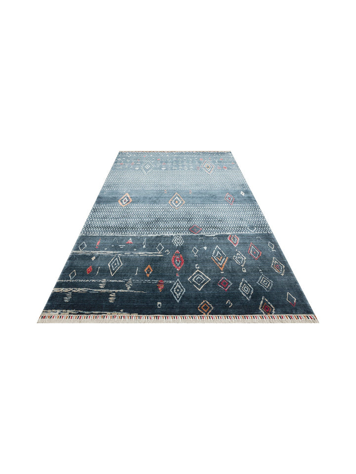 Oushak Carnaval %100 Naturel Kolay Temizlenir El Emeğiyle Üretilen TENCEL™ Modern Uşak Halısı 15NVYML - Carpetdocia