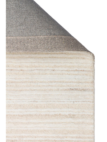 Tappeto tessuto a mano in misto lana e TENCEL™ della serie Palermo CREAM