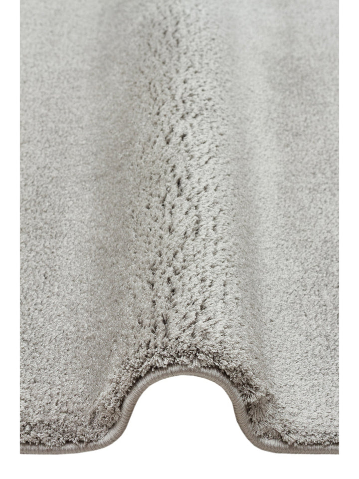 Peace Art Hav Toz Vermez Yumuşak Tuşeli Zarif Shaggy Halı 05 GREY - Carpetdocia