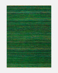 Kilim tissé à la main 100 % soie, collection Silk Road, VERT