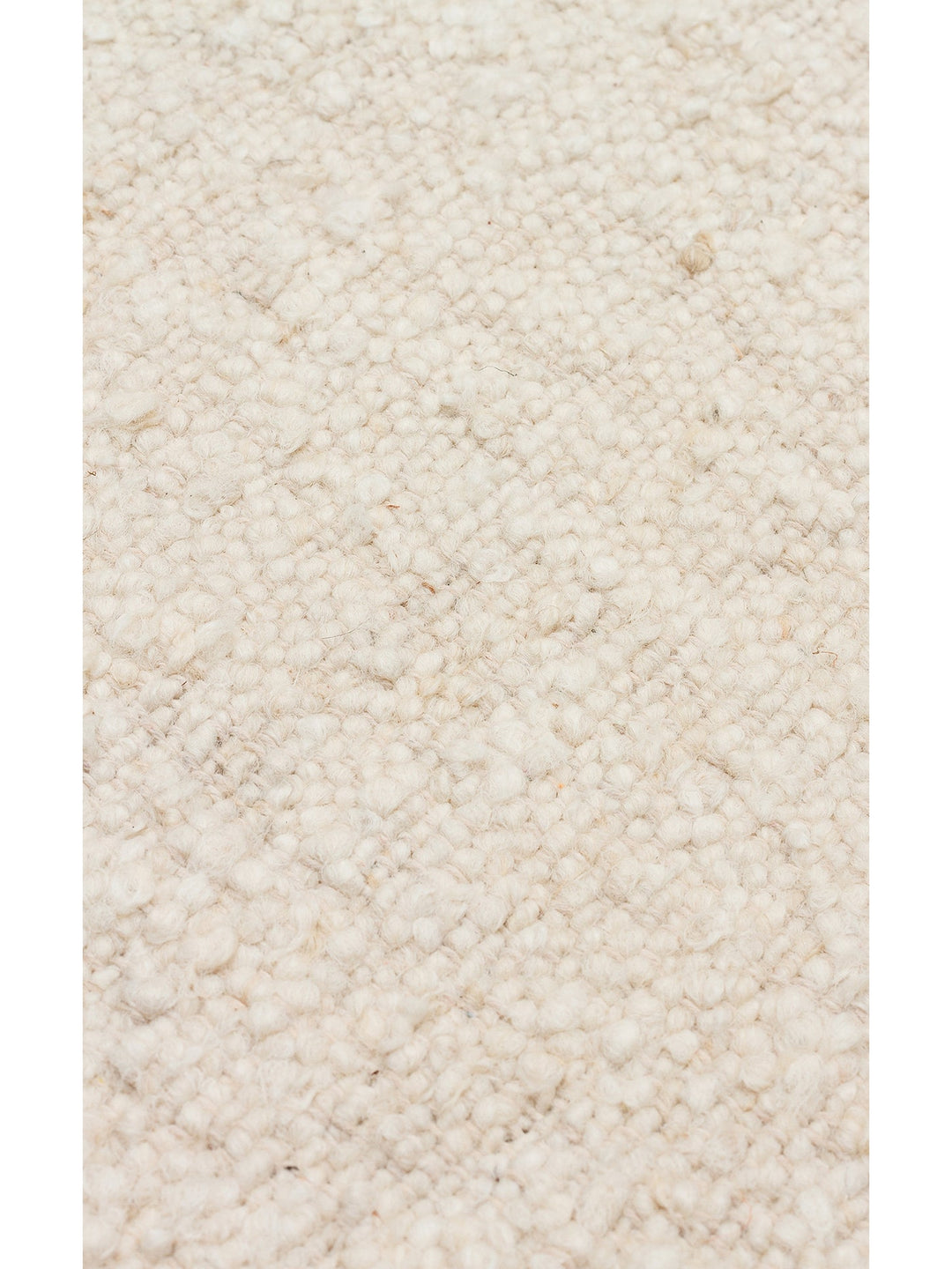 Urumchi %100 Naturel Yün Jüt Karışımı Oturma Odası Salon Koridor Mutfak El Dokuma Halı 01KREMNATURAL - Carpetdocia