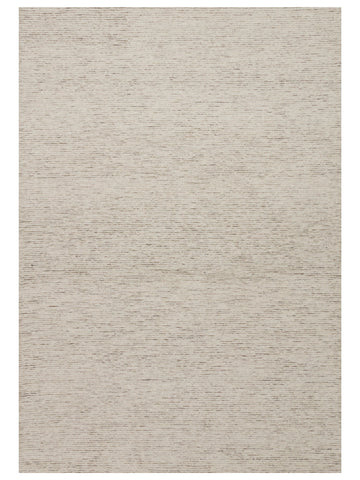 Vienna Serie Woll- und Baumwollmischung handgeknüpfter Teppich LIGHT NATURAL