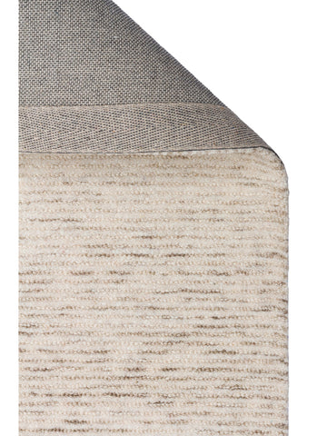 Vienna Serie Woll- und Baumwollmischung handgeknüpfter Teppich LIGHT NATURAL
