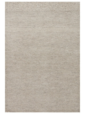 Tapis tissé à la main en mélange de laine et coton série Vienna SILVER