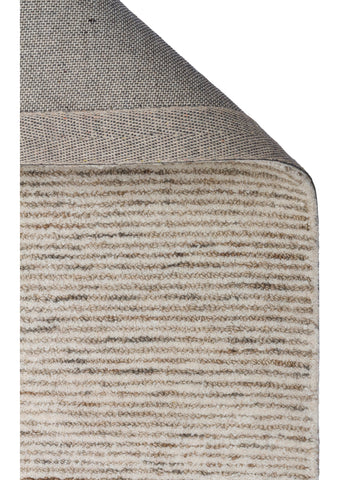 Tapis tissé à la main en mélange de laine et coton série Vienna SILVER