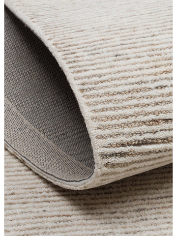 Tapis tissé à la main en mélange de laine et coton série Vienna SILVER