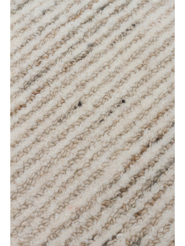 Tapis tissé à la main en mélange de laine et coton série Vienna SILVER